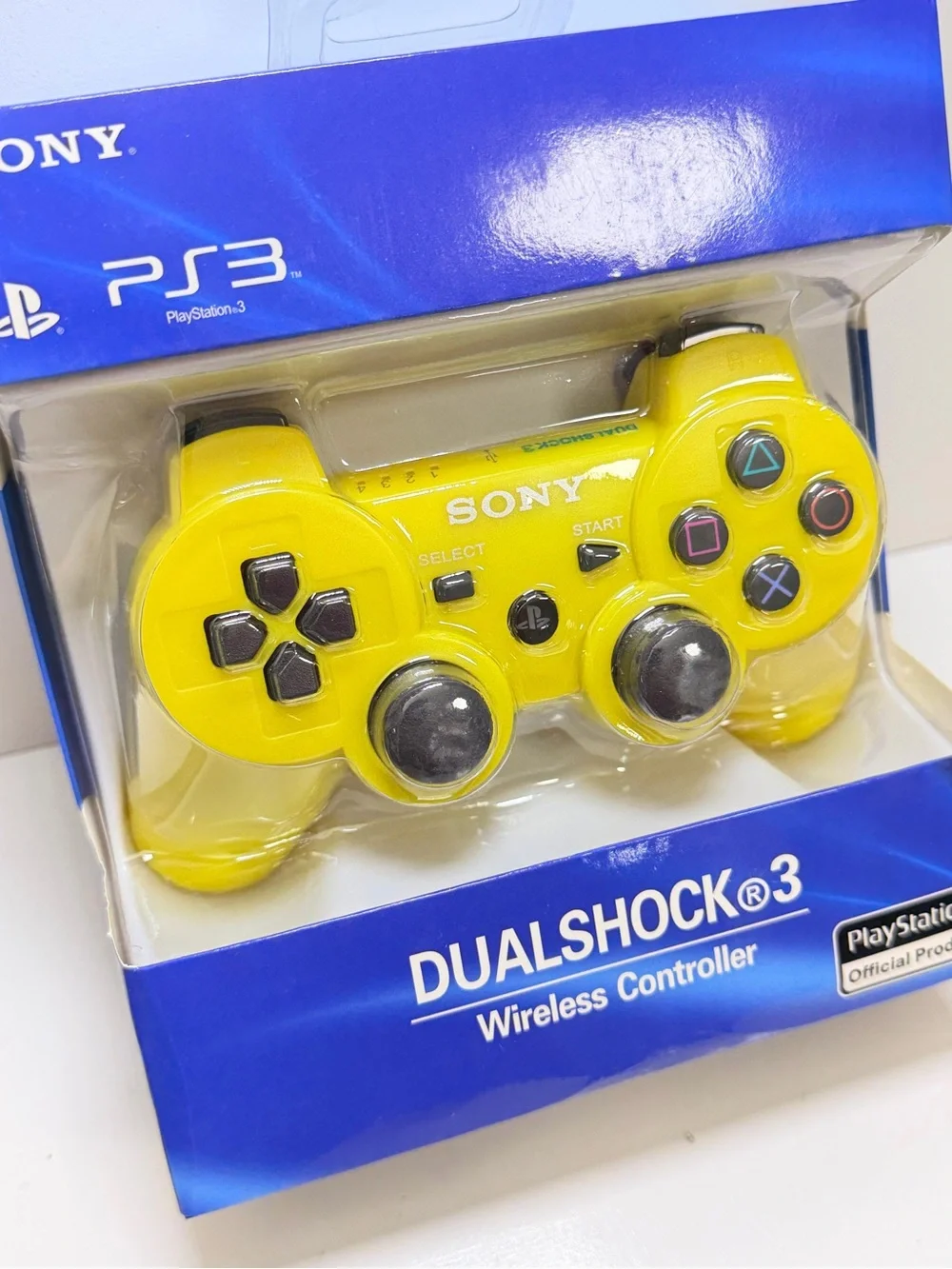 Sony Yellow DualShock 3 PlayStation 3 Wireless Controller